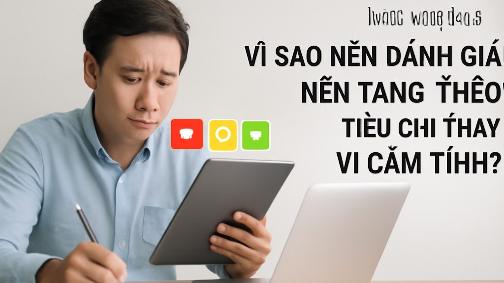 Minh họa: Vì sao nên đánh giá nền tảng theo tiêu chí thay vì cảm tính?