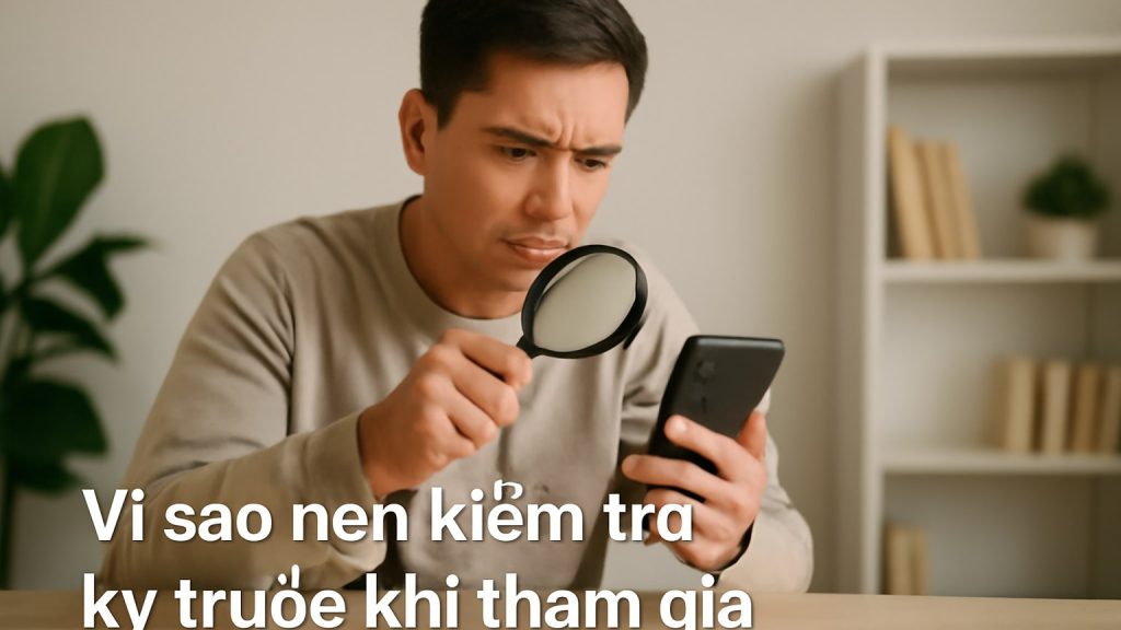 Minh họa: Vì sao nên kiểm tra kỹ trước khi tham gia