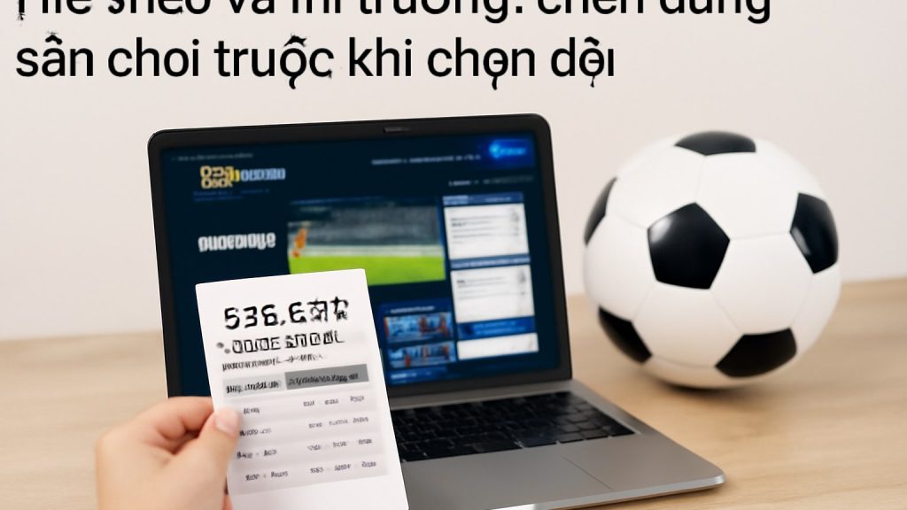 Minh họa: Hiểu kèo và thị trường: chọn đúng sân chơi trước khi chọn đội