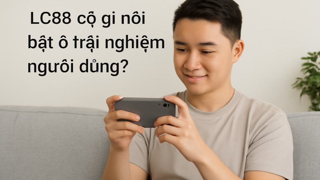 LC88 có gì nổi bật ở trải nghiệm người dùng? Minh họa: LC88 có gì nổi bật ở trải nghiệm người dùng?